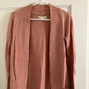 Urban Outfitters Orange Cardigan Sweater (Small)
